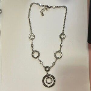 BRIGHTON Necklace: Townsend Pendant Necklace Reversible + Crystal Accents